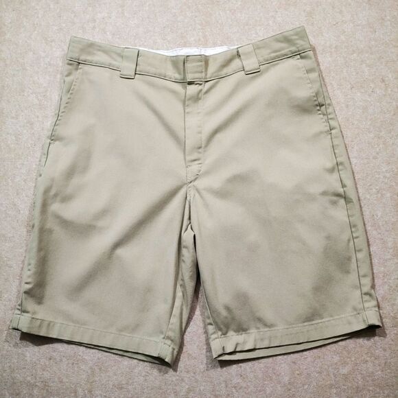 Dickies Khaki Relaxed Flex Fit Men's Work Shorts #6 - Picture 3 of 11